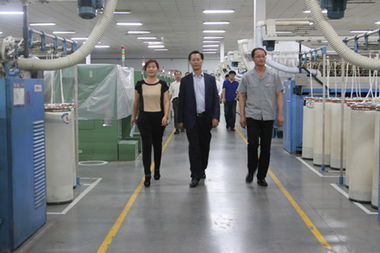 江蘇金昇實(shí)業(yè)股份董事長潘雪平一行蒞臨我公司開展技術(shù)交流